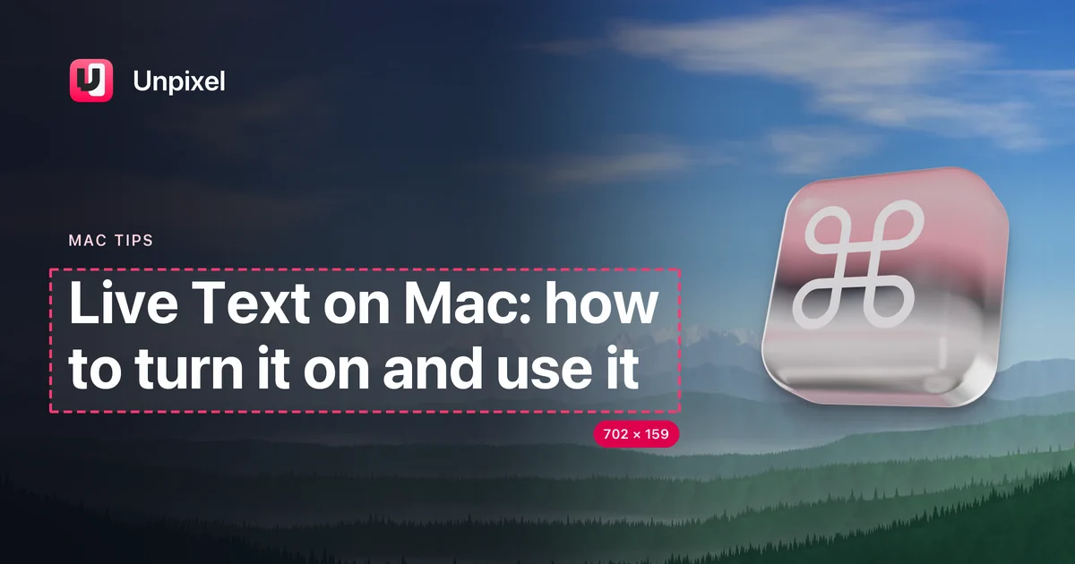 Title card: Live Text on Mac: how to turn it on and use it