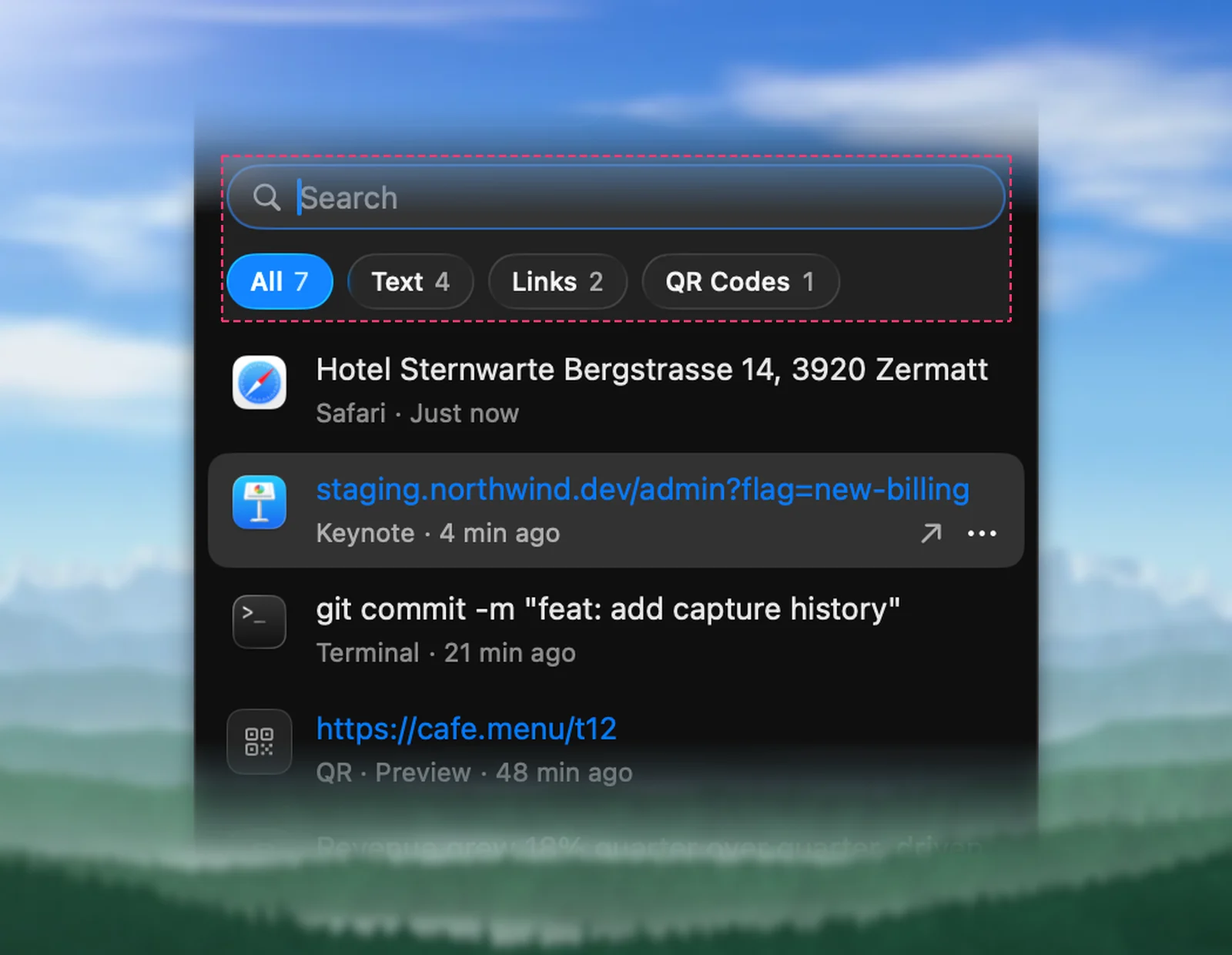 Unpixel’s history with search and filters