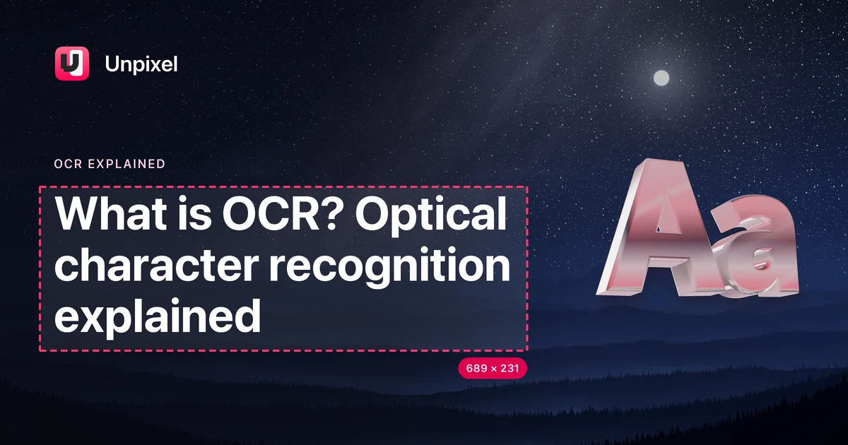 Title card: What is OCR? Optical character recognition explained